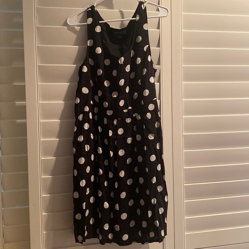 Forever 21 Black and White Polka Dot Mini Dress